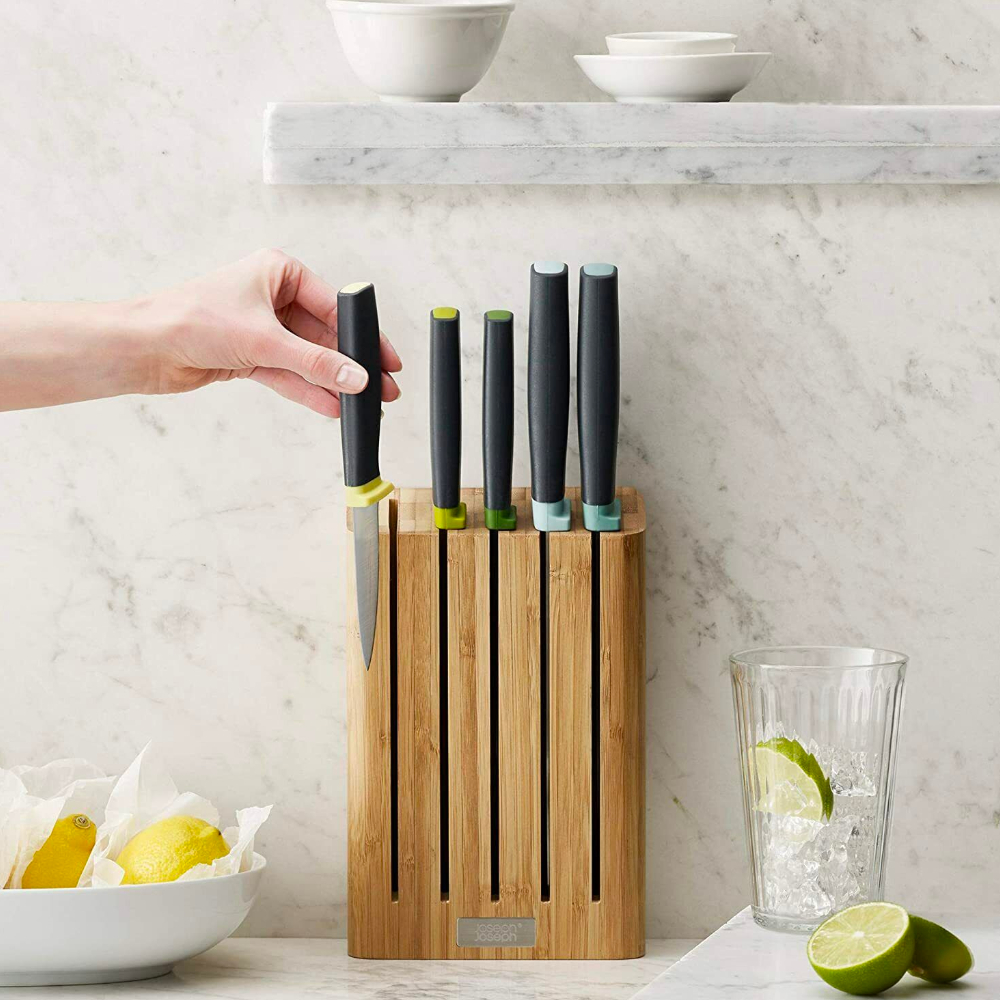 This Joseph Joseph Elevate 5-piece knife set with a Bamboo tray hits new  $78 low (Reg. $125)